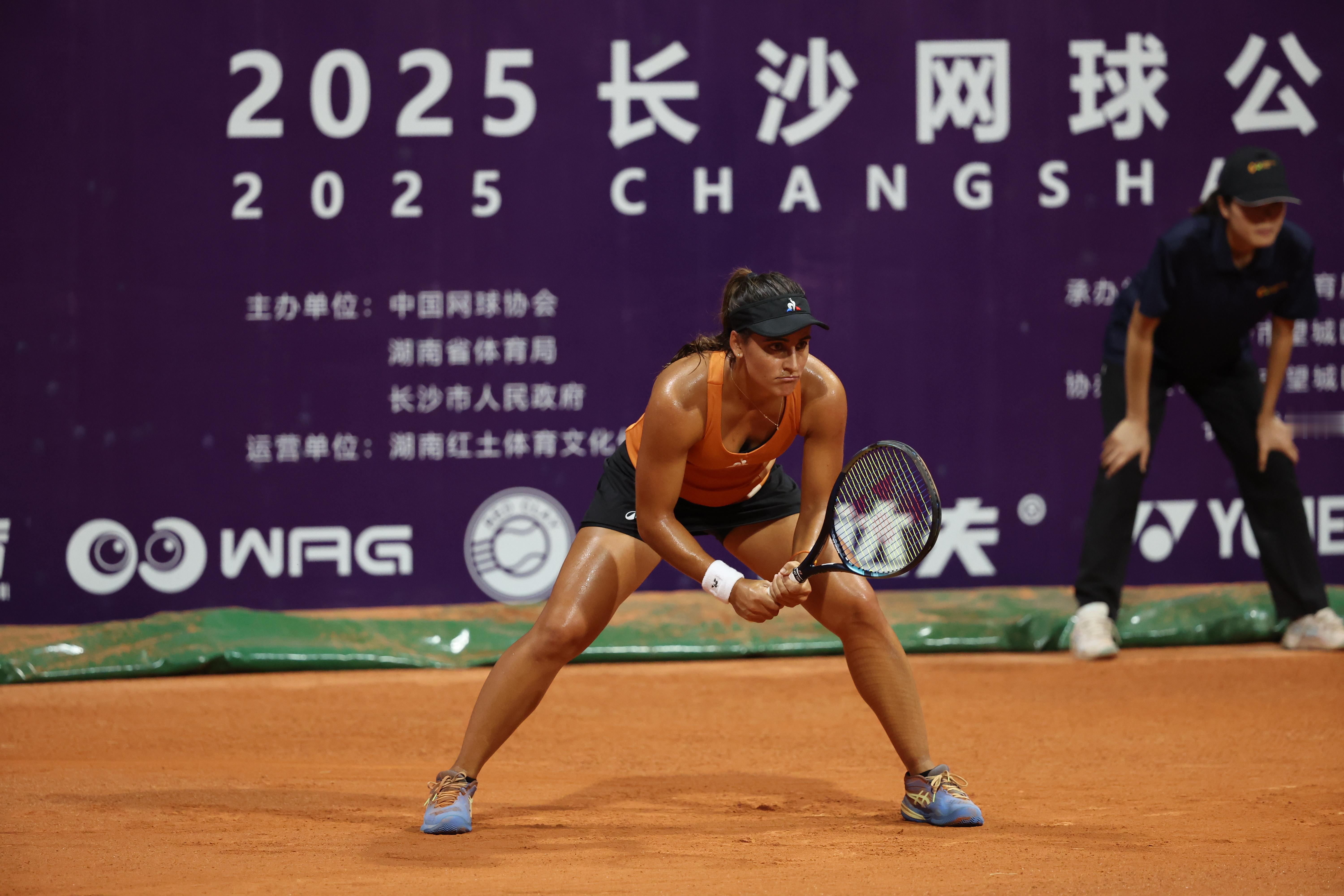 WTA125长沙站周二完整赛果👇[1]卡莱 6-1 6-2 姚欣辛[W]杨一迪