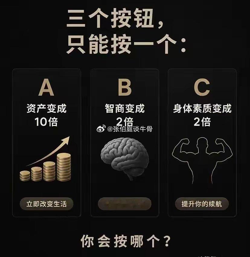 三个按钮，只能选一个