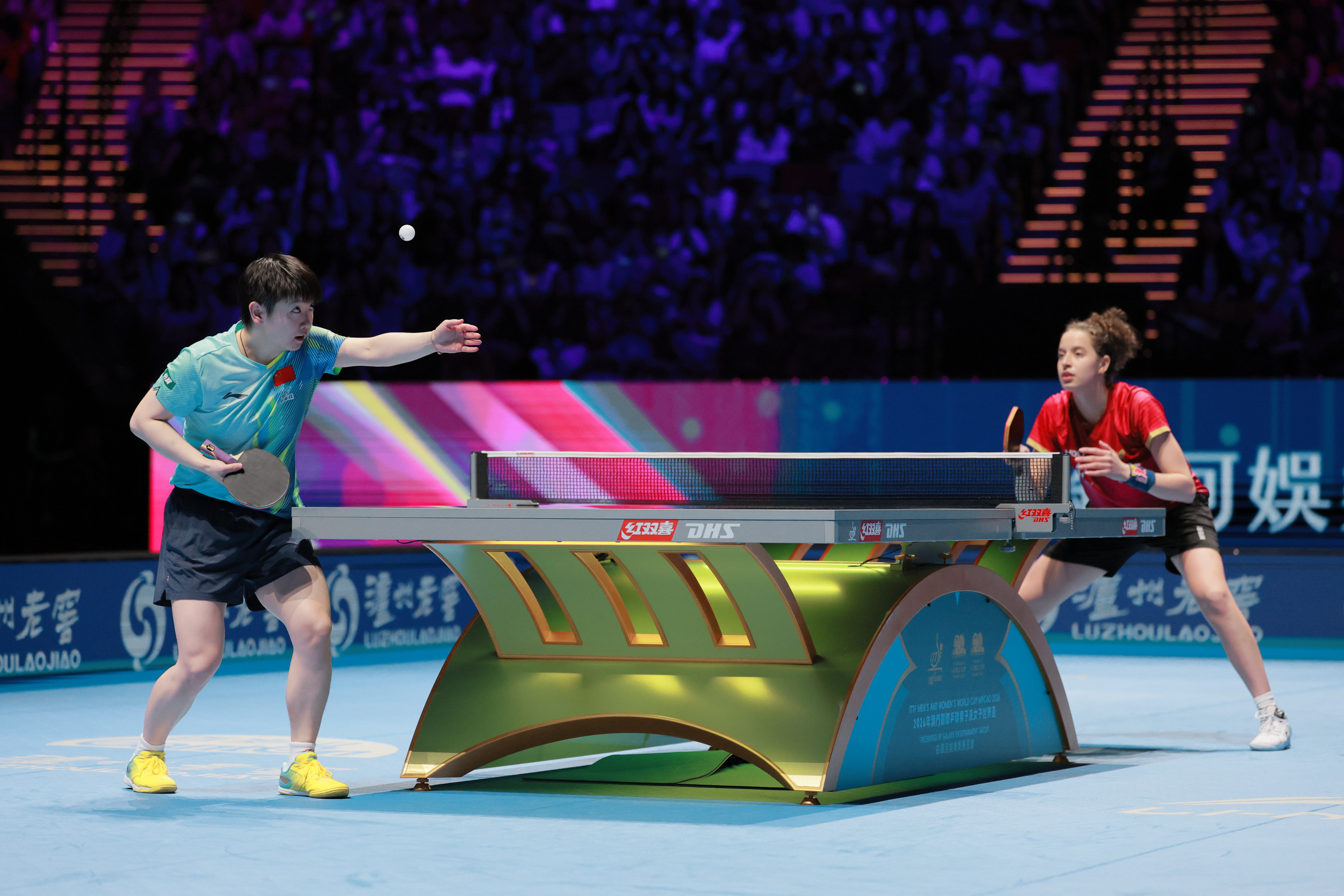 孙颖莎 2026澳门乒乓球世界杯 孙颖莎vs高达 20260404｜澳门世界杯女