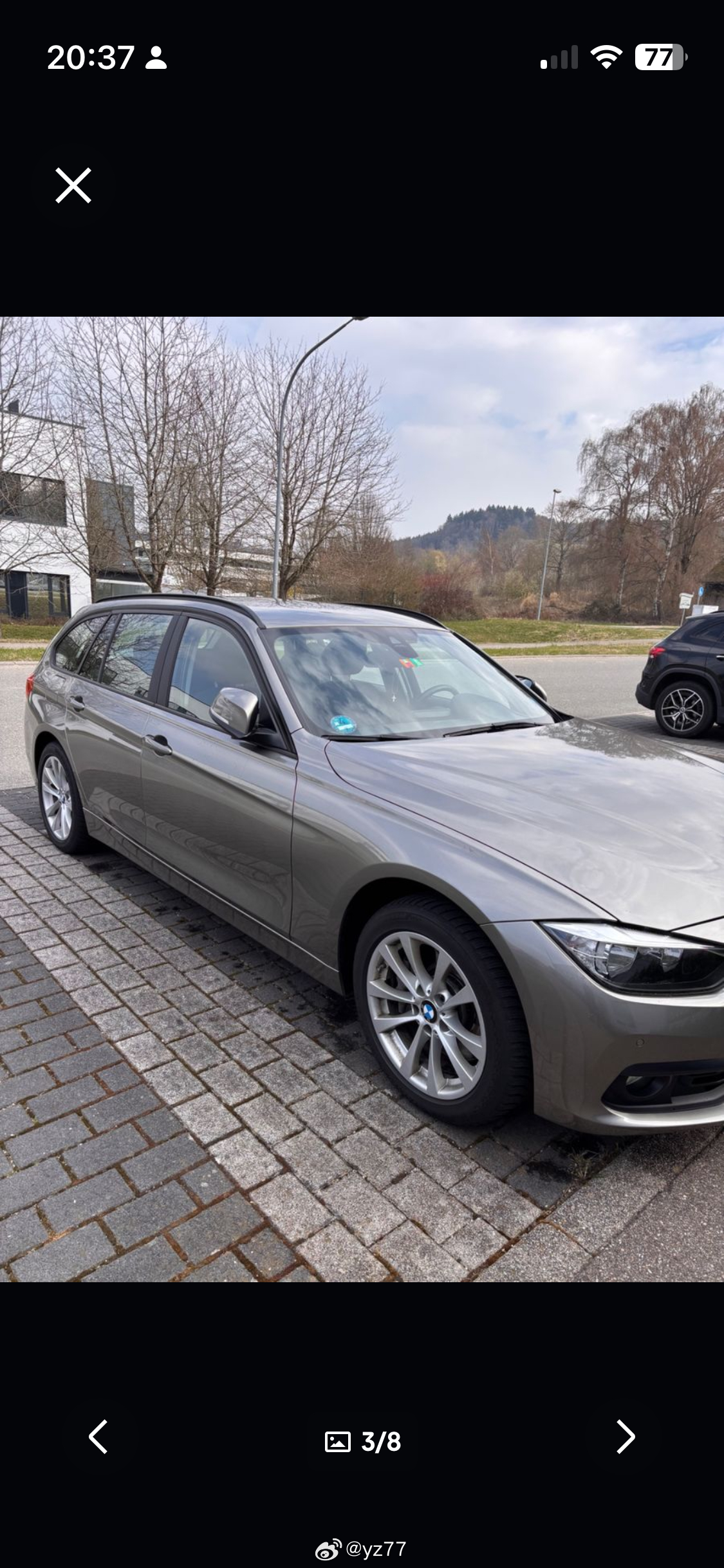 卤素灯340i可还行，除了发动机啥都没选yz77聊车