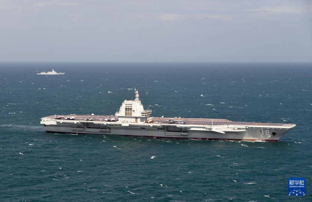 航母福建舰海上实兵训练高清图片来啦