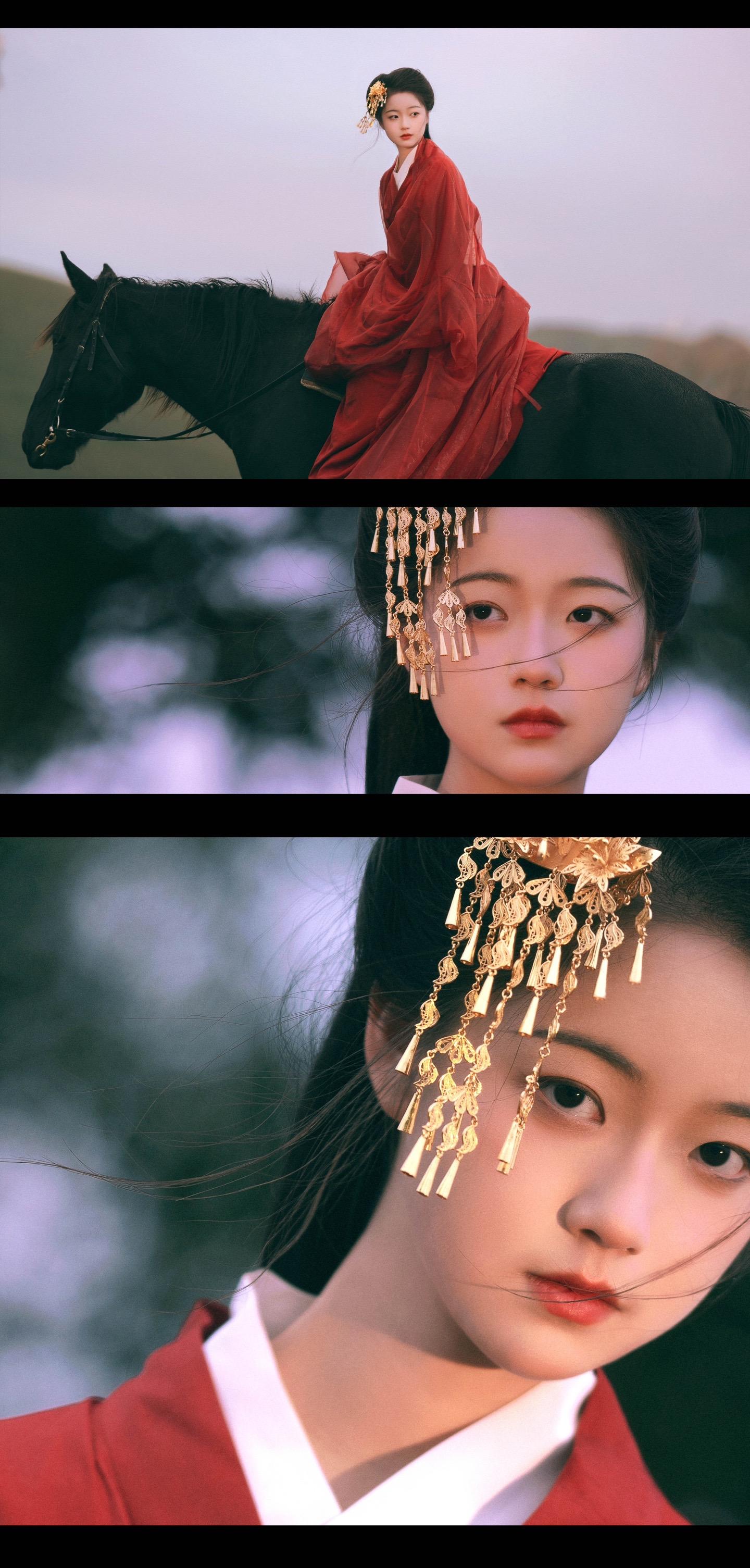 背对山河，踏清风明月。