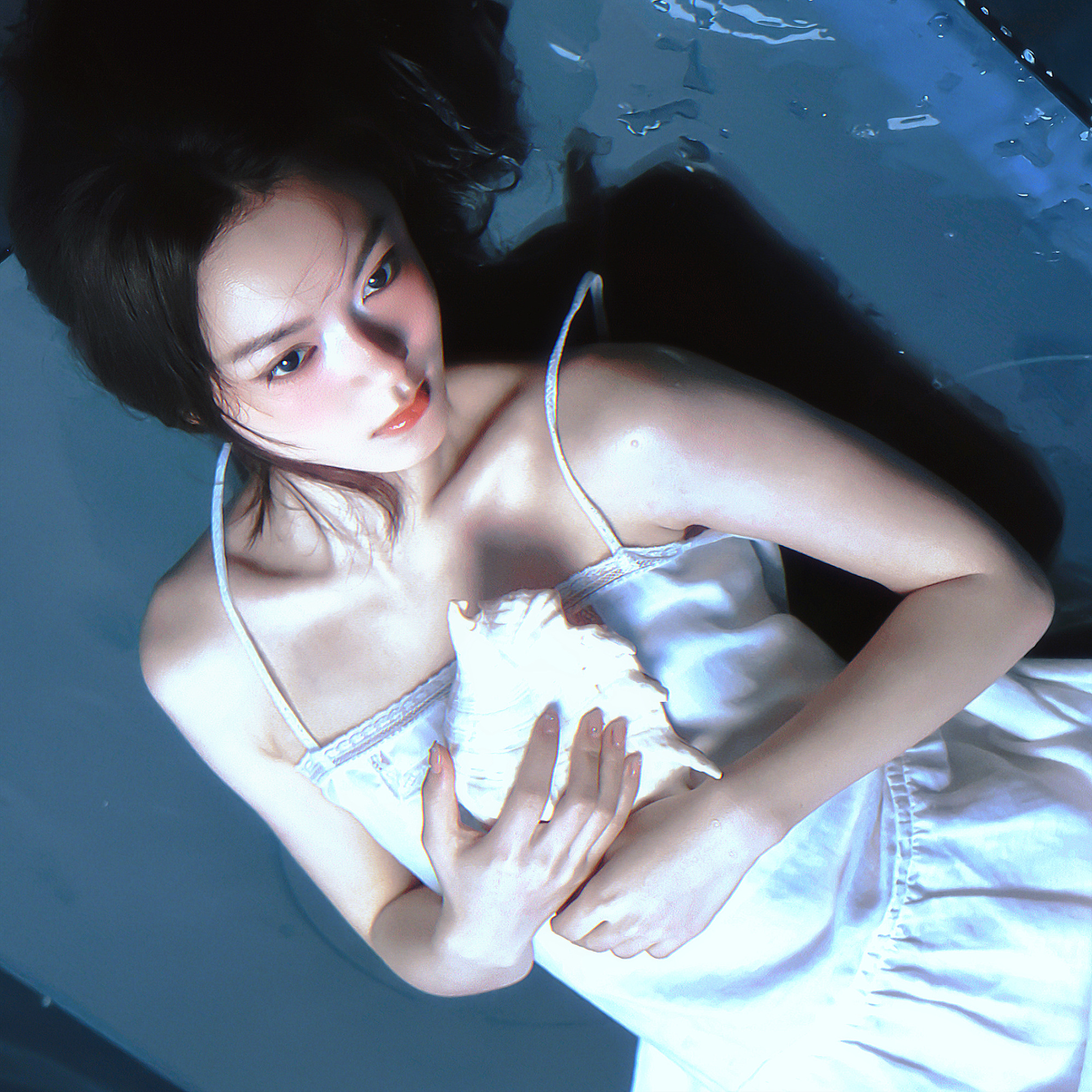 水光粼粼 