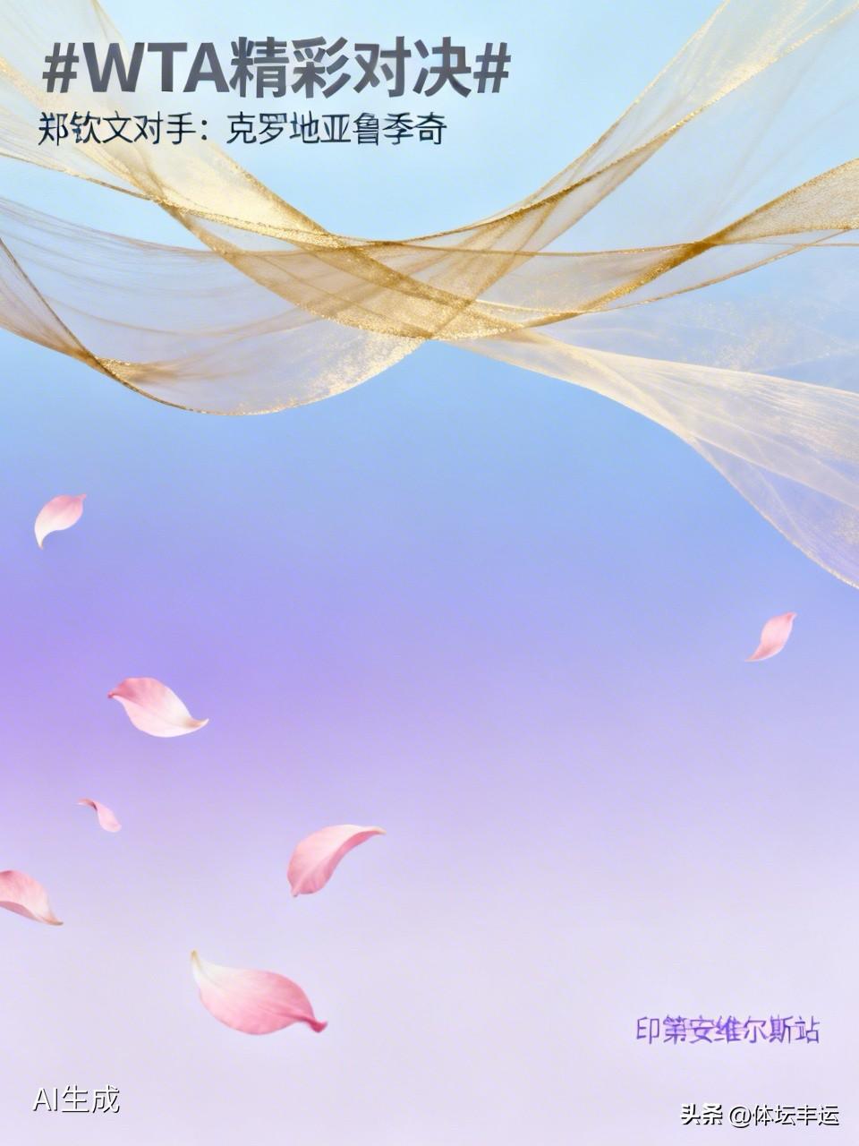 ✅郑钦文对手揭晓@克罗地亚鲁季奇🔥🔥

刚刚🔚WTA1000印第安维尔斯站