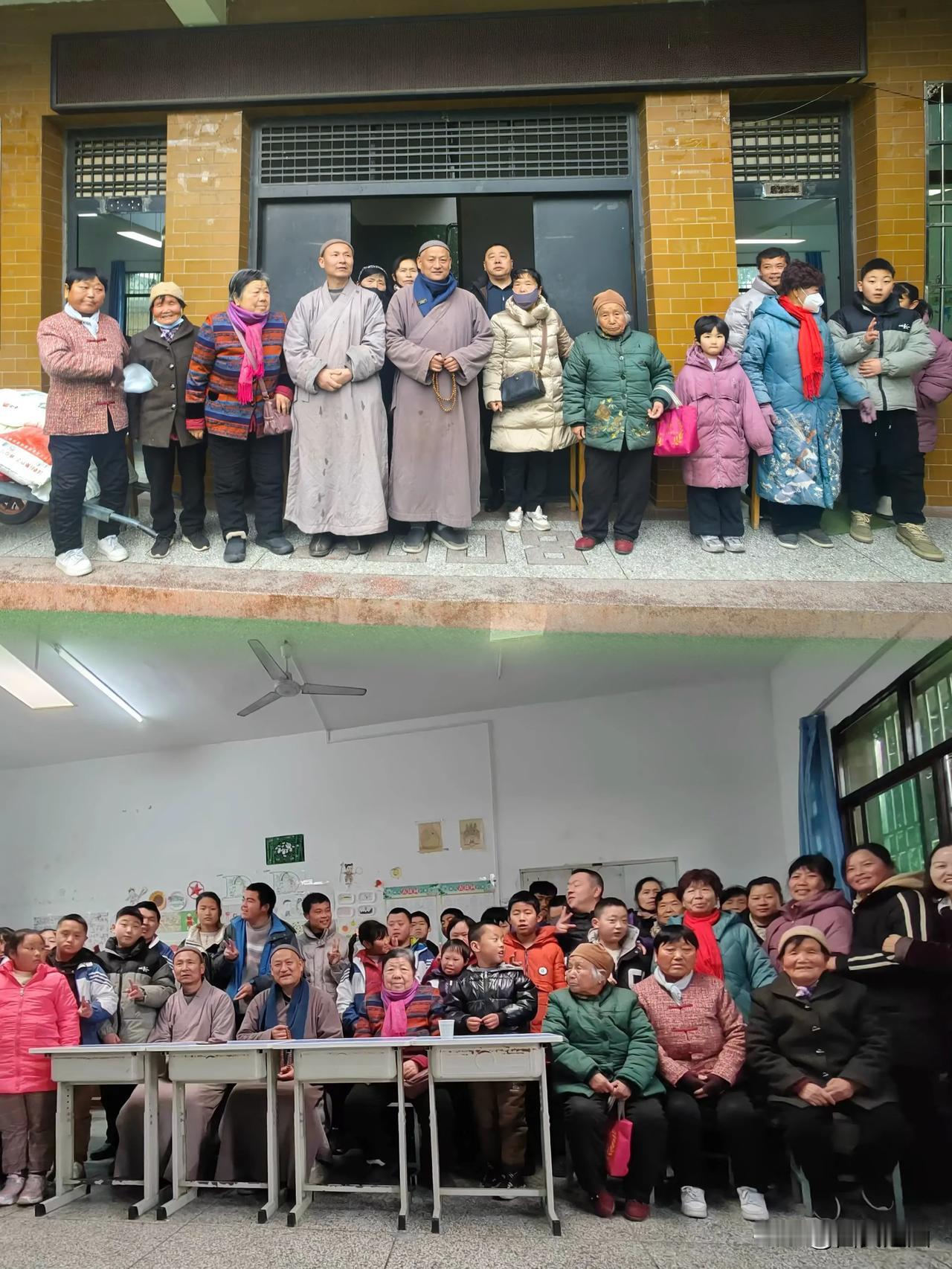【走在春天里：周至瑞光寺爱心救助团队携物资走进楼观聋哑学校，传递爱与温暖 】20