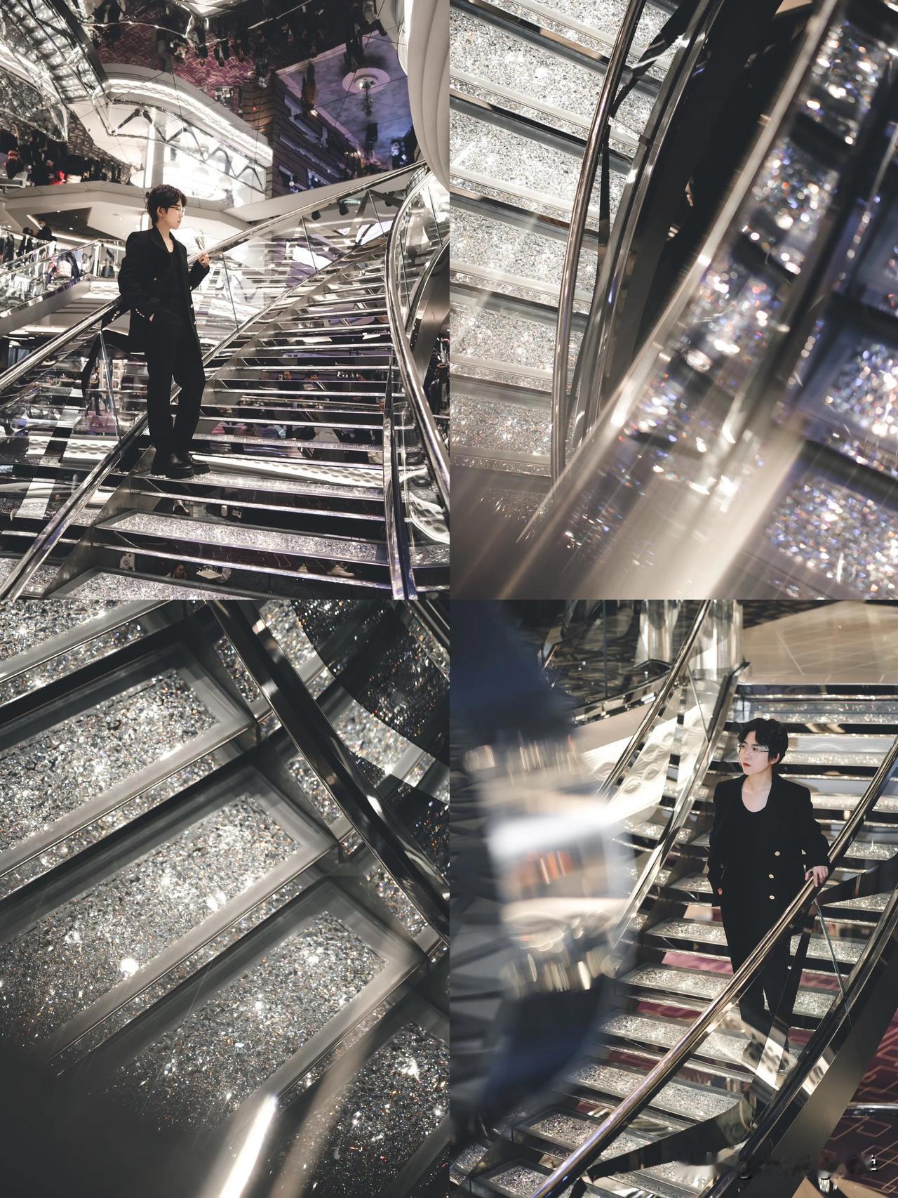 亚洲旗舰🚢MSC荣耀号上海首航啦～
成功打卡被盆友圈赞爆的「施华洛世奇水晶旋梯