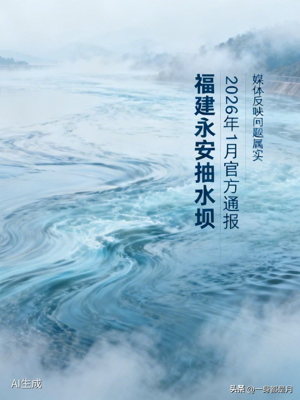 福建永安抽水坝
偷工减料问题官方终于给结果了
2026年1月份官方通报
媒体反映