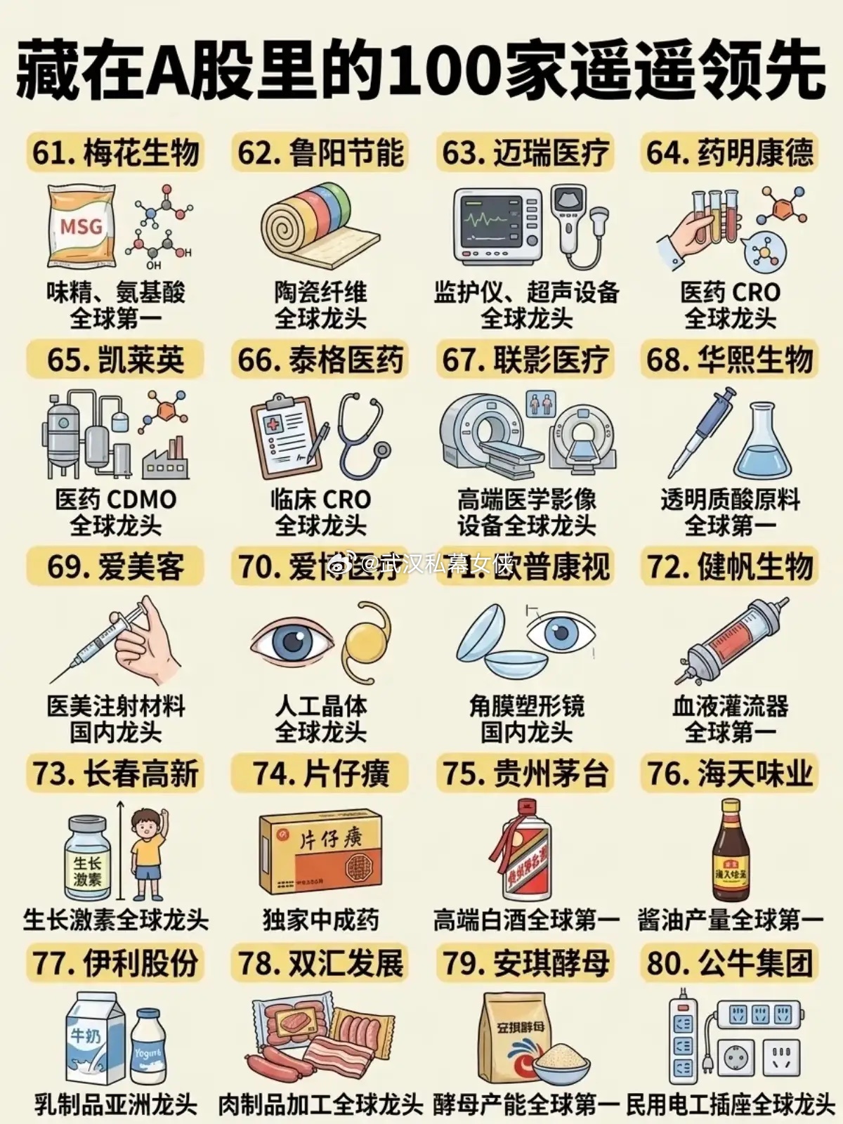 藏在国内产业里的100家龙头，中国制造正在悄悄突围很多人提起高端产业，第一反应总