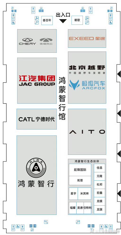 这次粤港澳车展“鸿蒙智行馆”可以看成是鸿蒙智行技术生态联盟展馆，并不只是以单一的