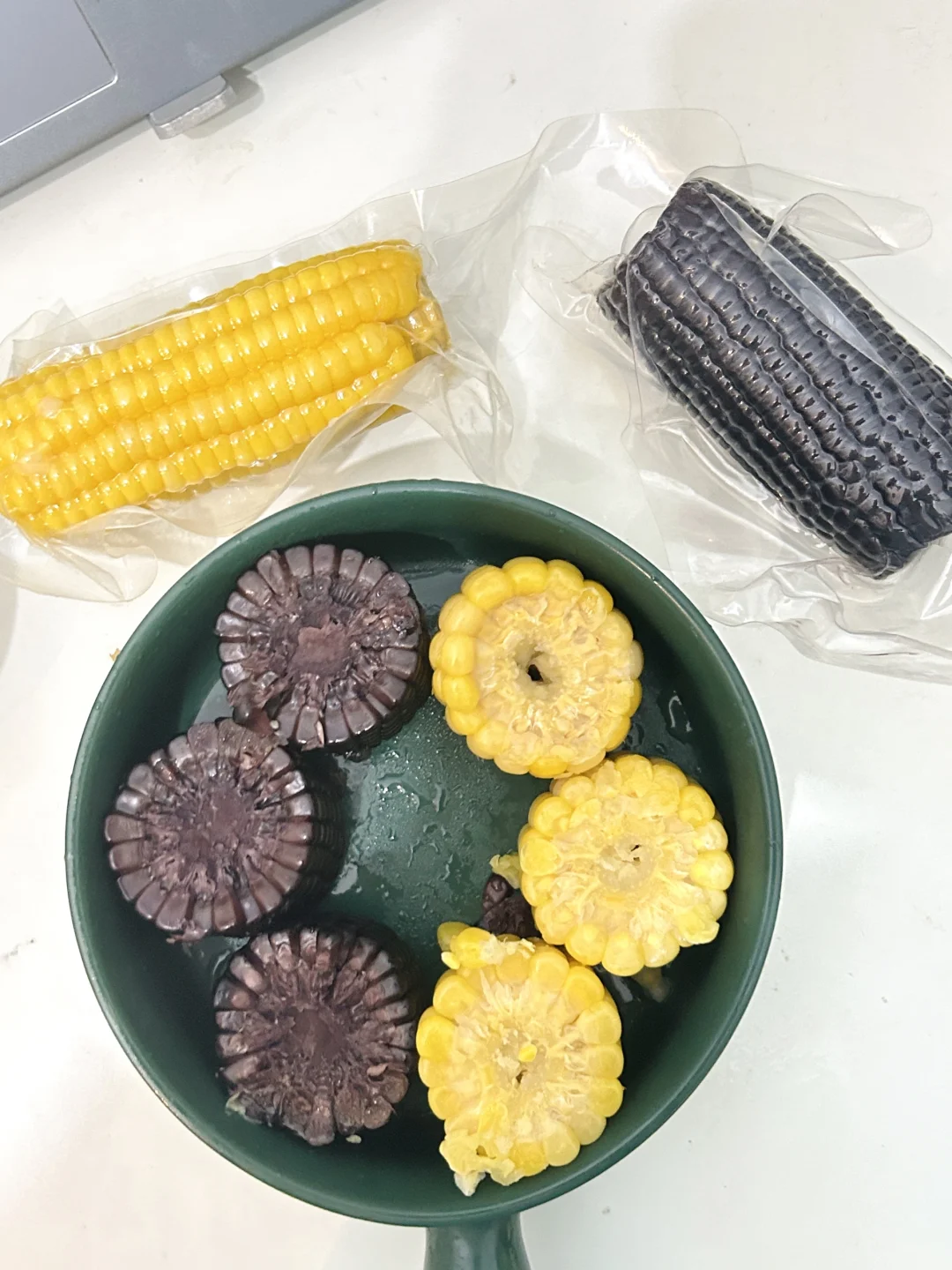 糯叽叽的即食玉米！！！简易早餐get～