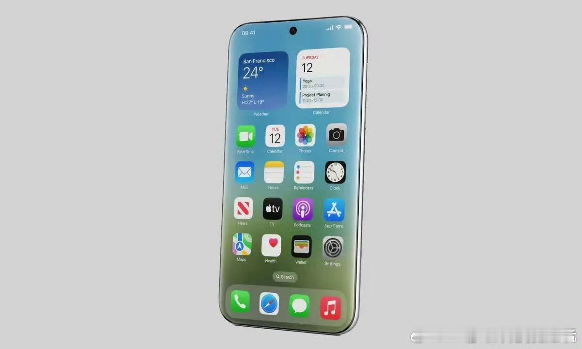 LH手机科技爱好者上一天热搜还说20周年版iPhone会采用四曲面屏幕，现在又说