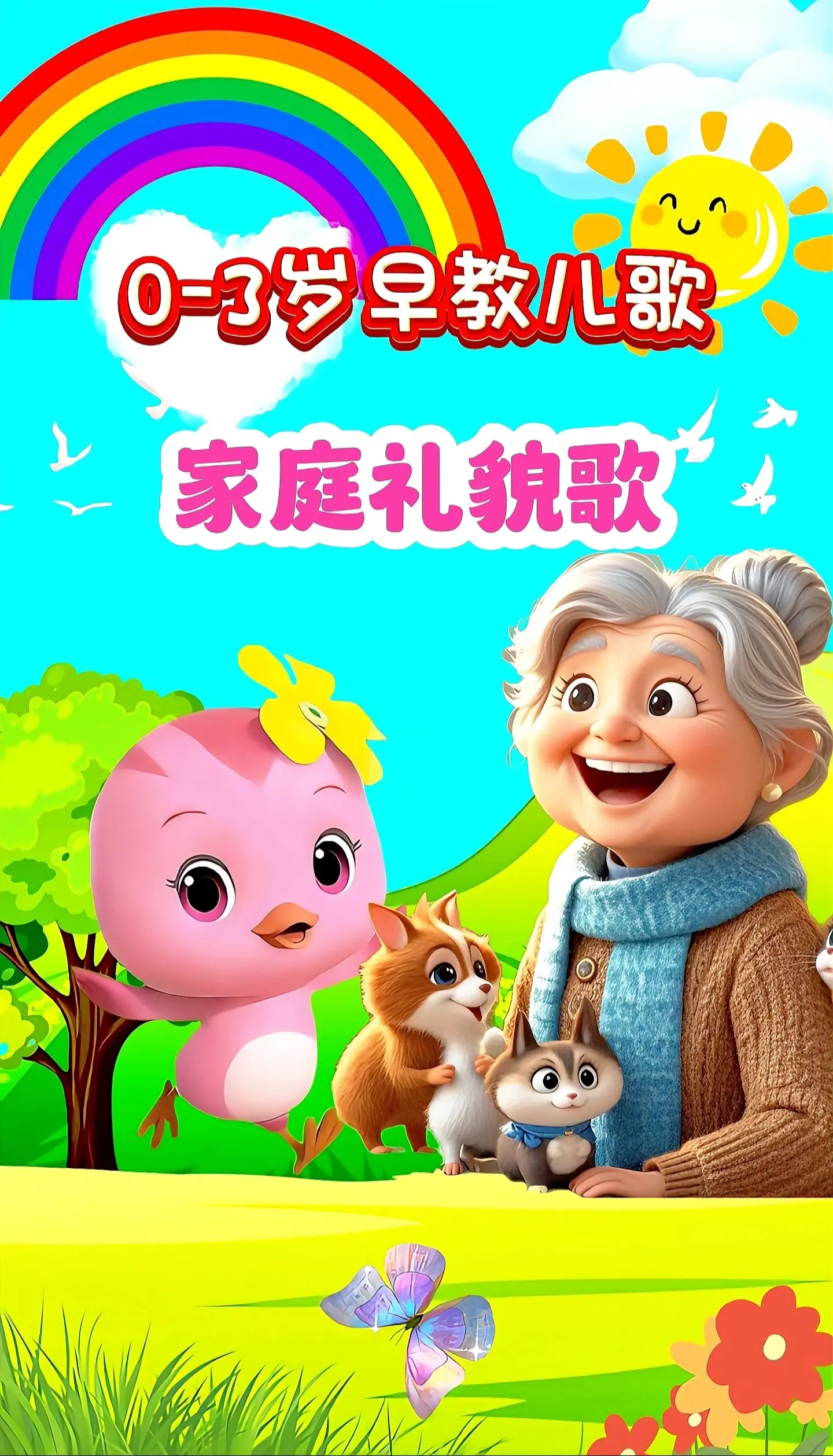 宝宝启蒙早教儿歌动画。