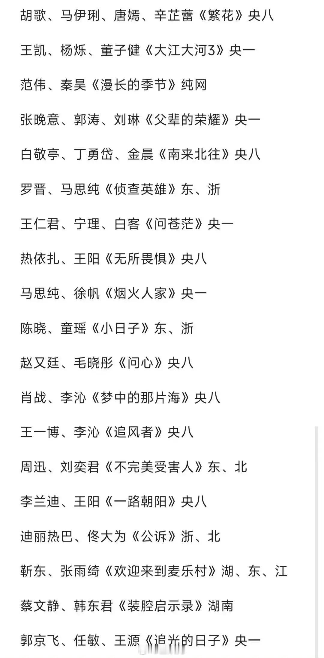 迪丽热巴佟大为《公诉》报名白玉兰，期待这次能够得奖[送花花] ​​​