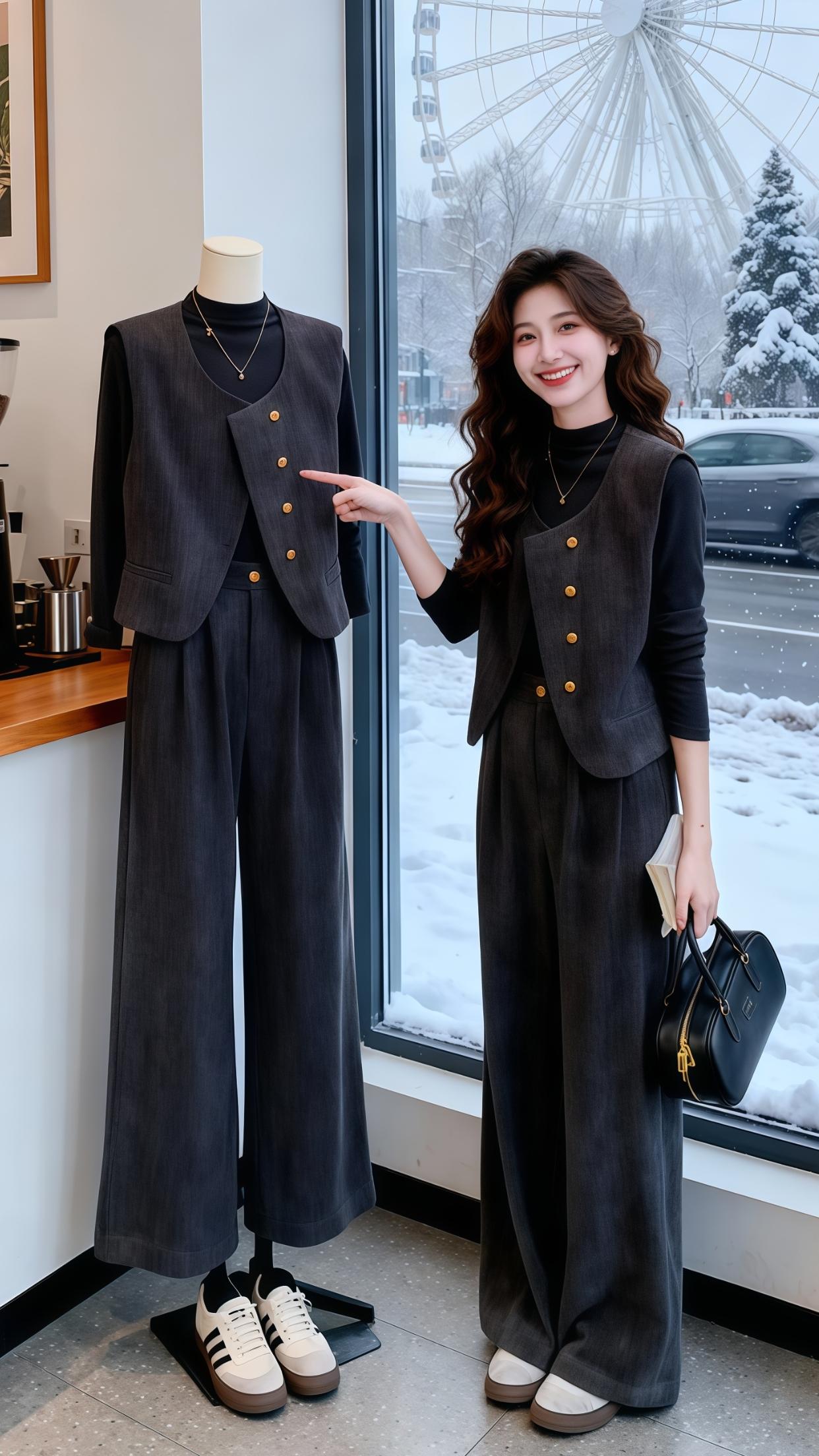 气质女神穿搭 精致穿搭 套装显瘦穿搭 优雅气质 名媛气质