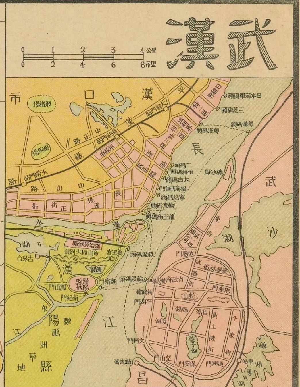 汉口在明代以前及整个明清时期均为汉阳县北部属地，明成化年间汉水改道后当地因水运之