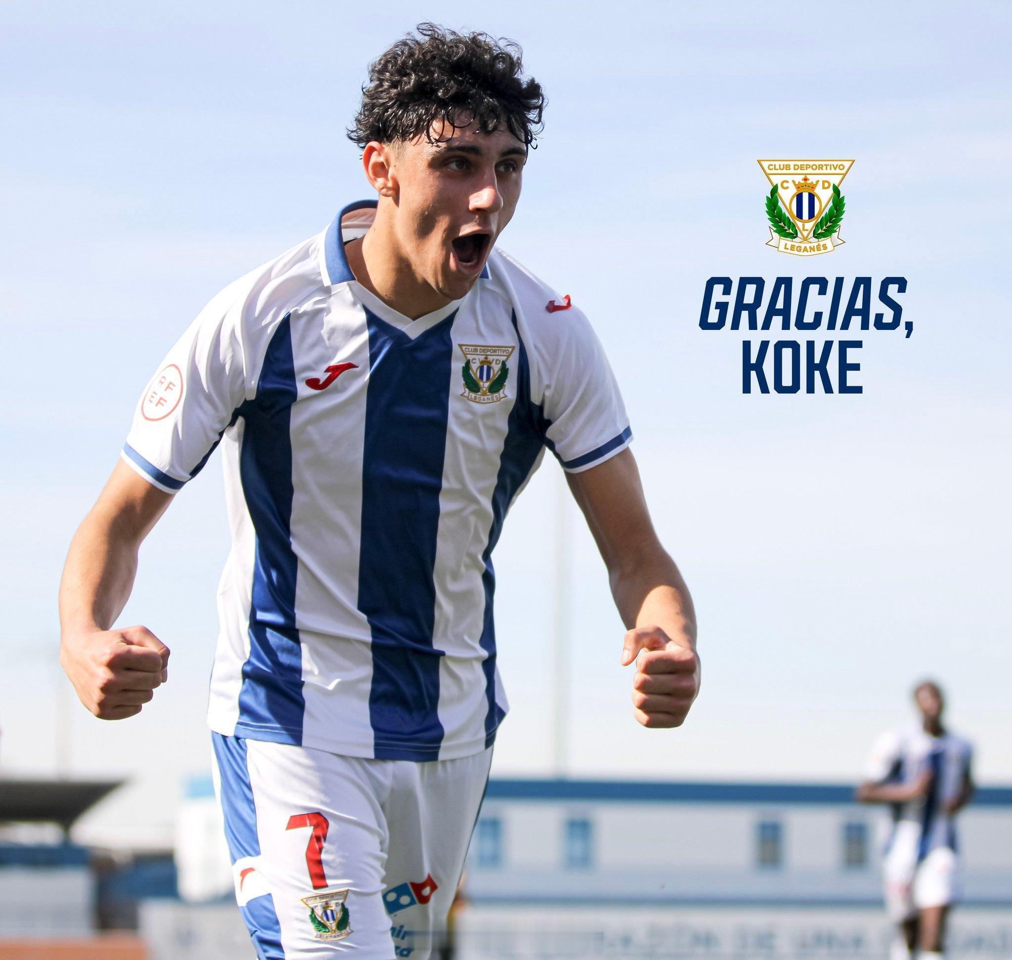 莱加内斯青训球员科克加盟马竞 ​​​