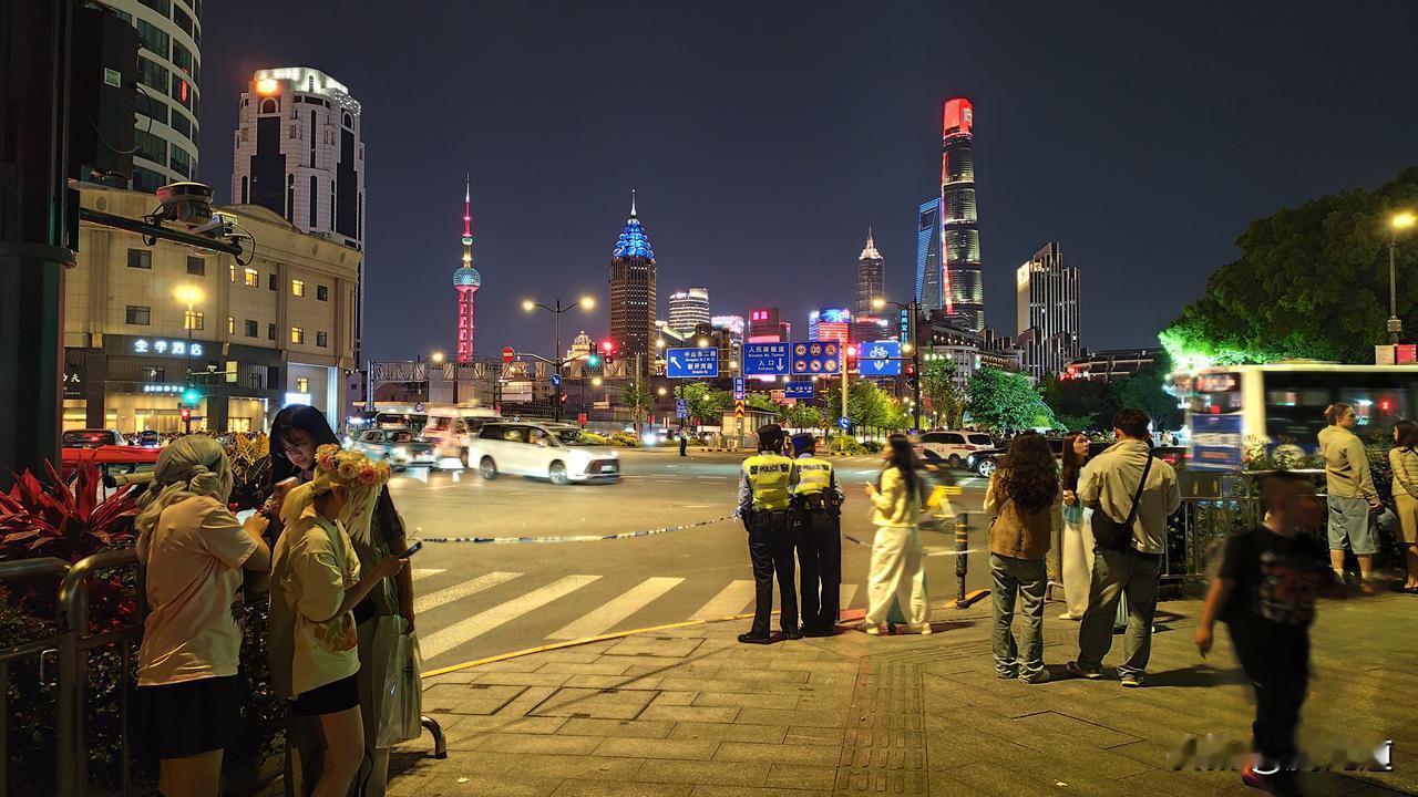 上海城市夜景打卡街头随手拍夜景