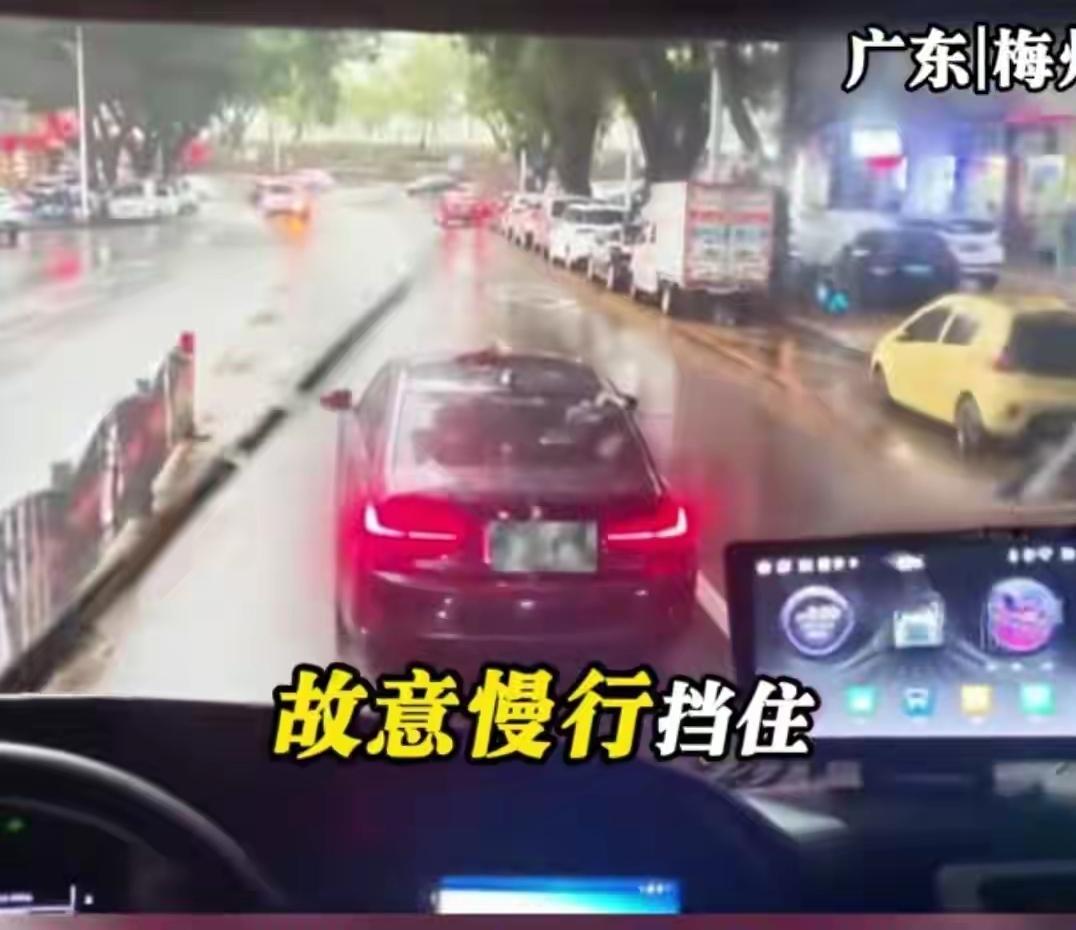 这样的处罚根本起不到震慑作用！建议以寻衅滋事罪追责！
近日，广东梅州一私家车在路