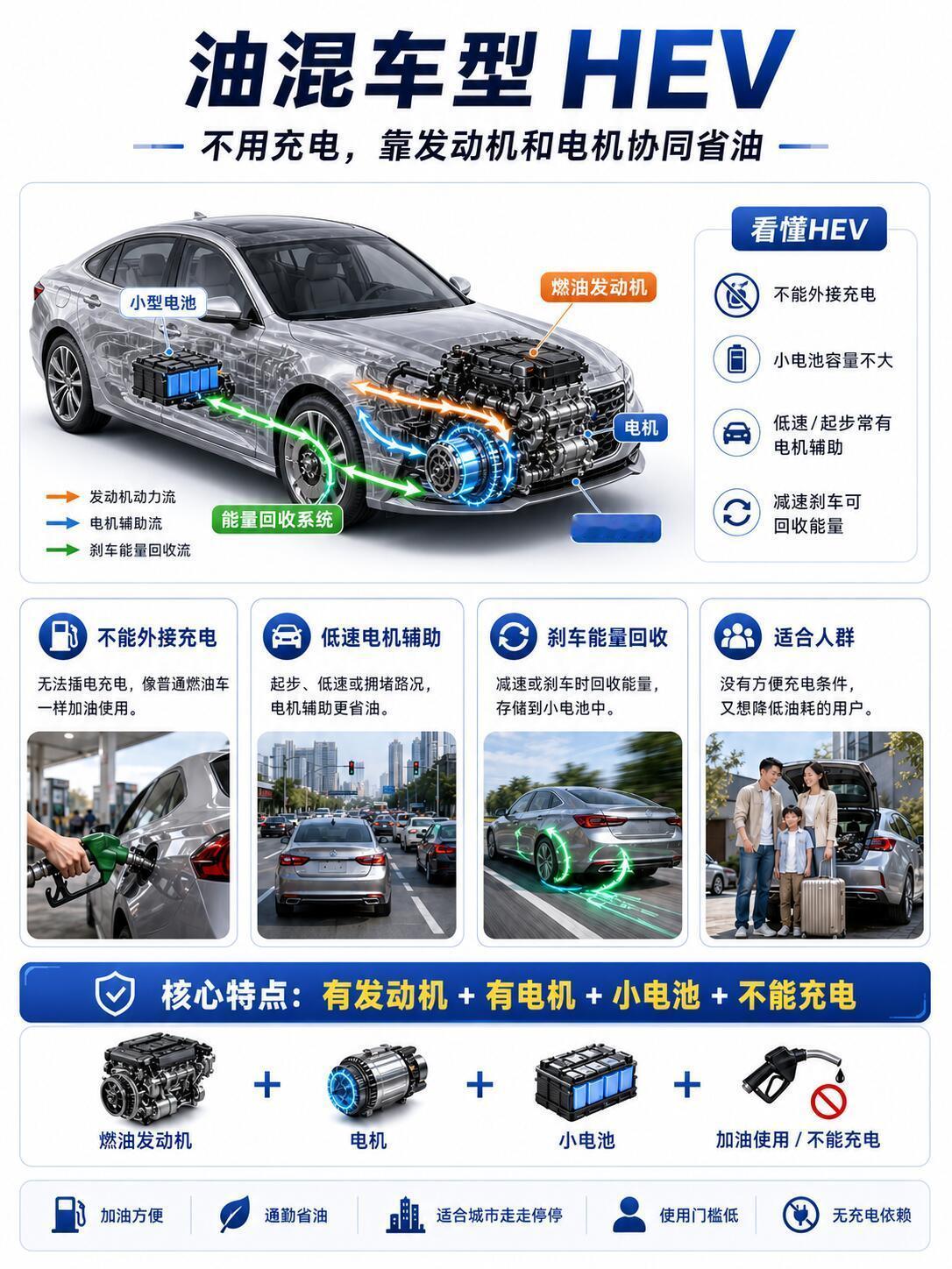插混、油混、增程、纯电到底怎么选？