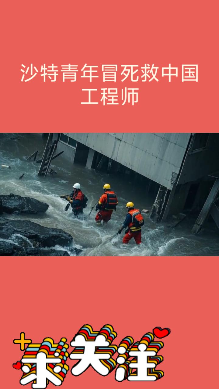 【感人瞬间！沙特青年冒死救中国工程师，国际间的真情让人泪目！】







