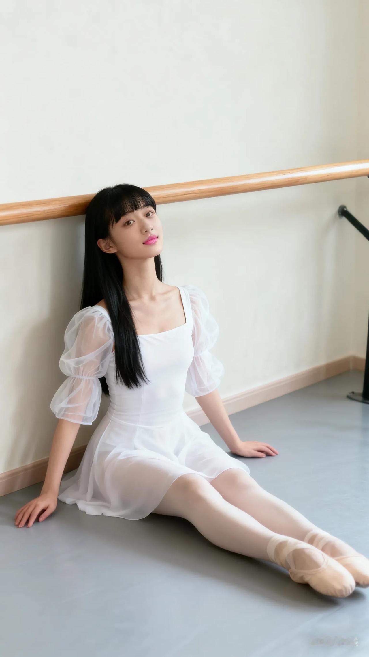 优雅芭蕾少女，轻盈舞动在梦的舞台。