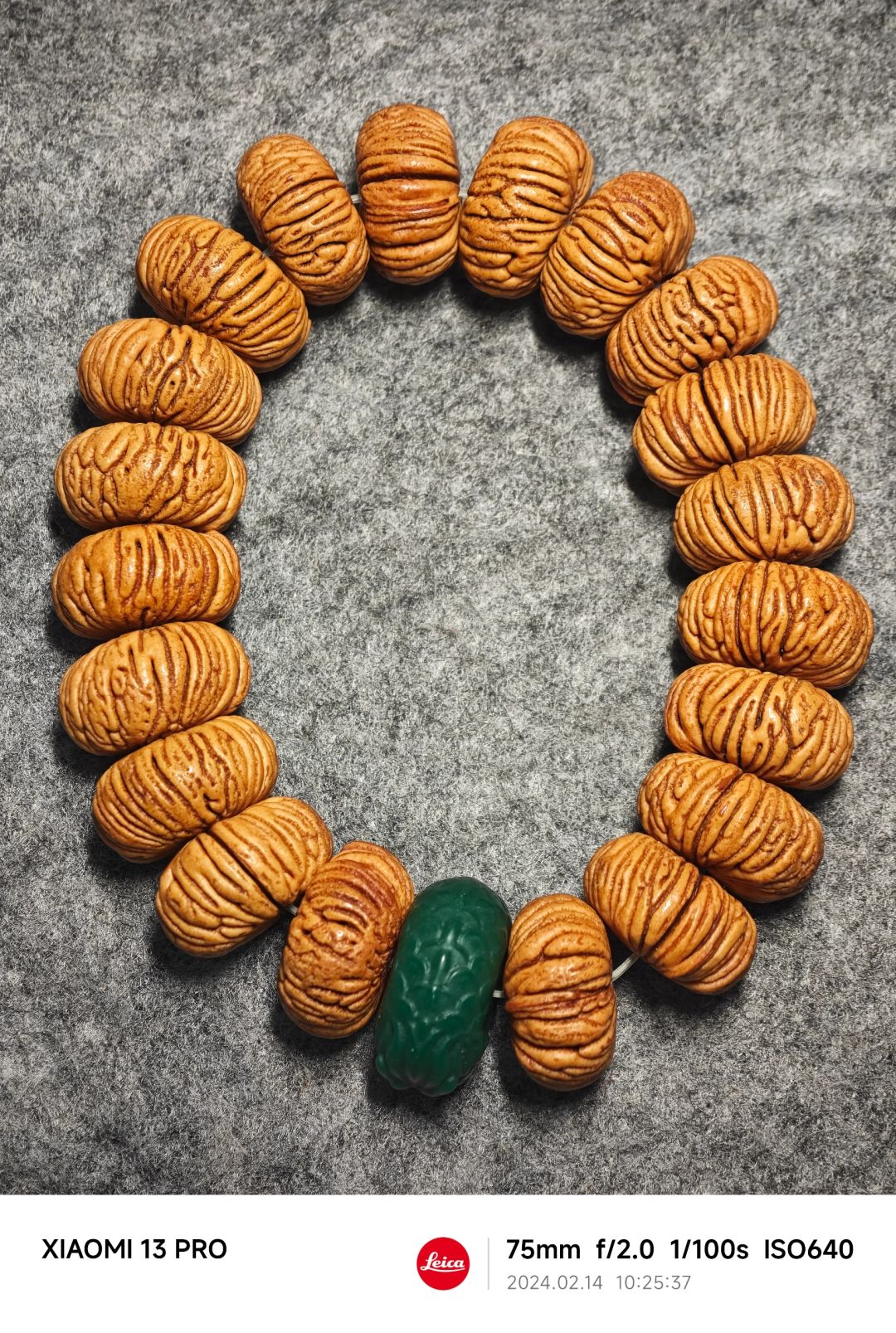 NO.385 竖纹桃核7个月