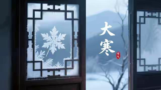 1月20日九点四十五分大寒至，农历十二月初二入节，农家讲的母大寒就这么来了。这寒