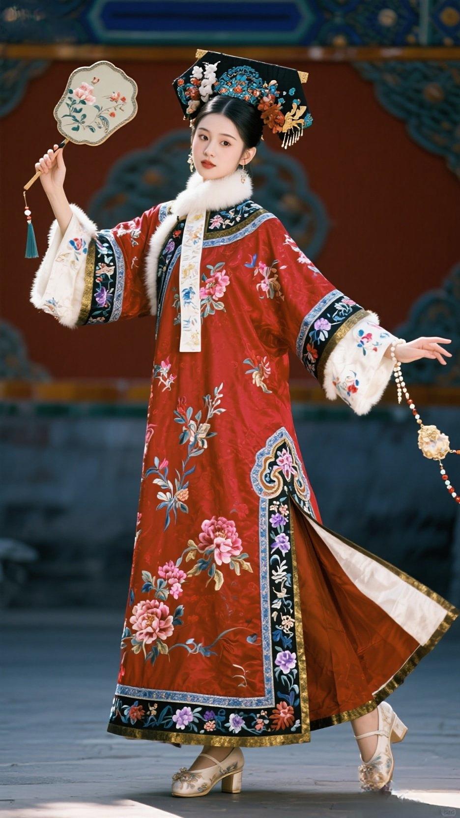 紫禁城前，像不像个格格[烟花][烟花][烟花]