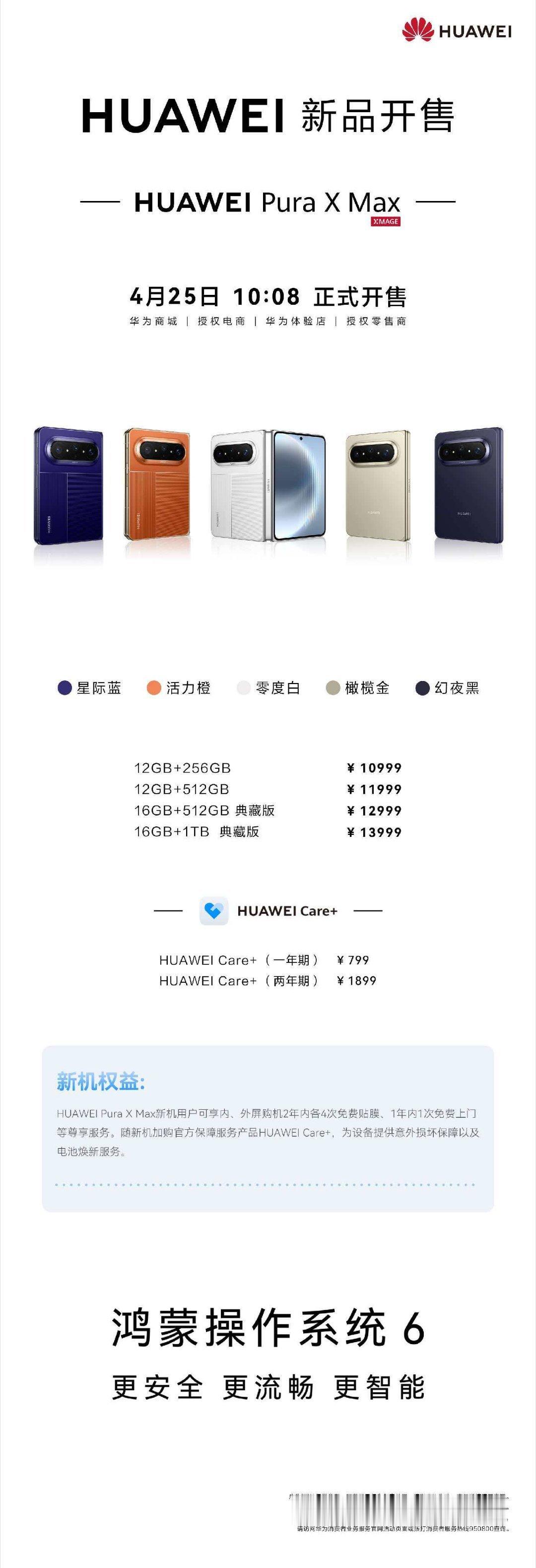 华为大阔折正式开售开售即售罄，没想到大阔折这么火爆，有谁手速快的抢到了，在评论区