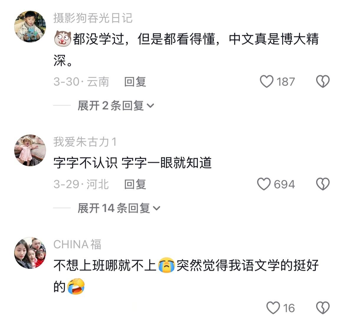 果然中文就是一个巨大的压缩包🤣👌 