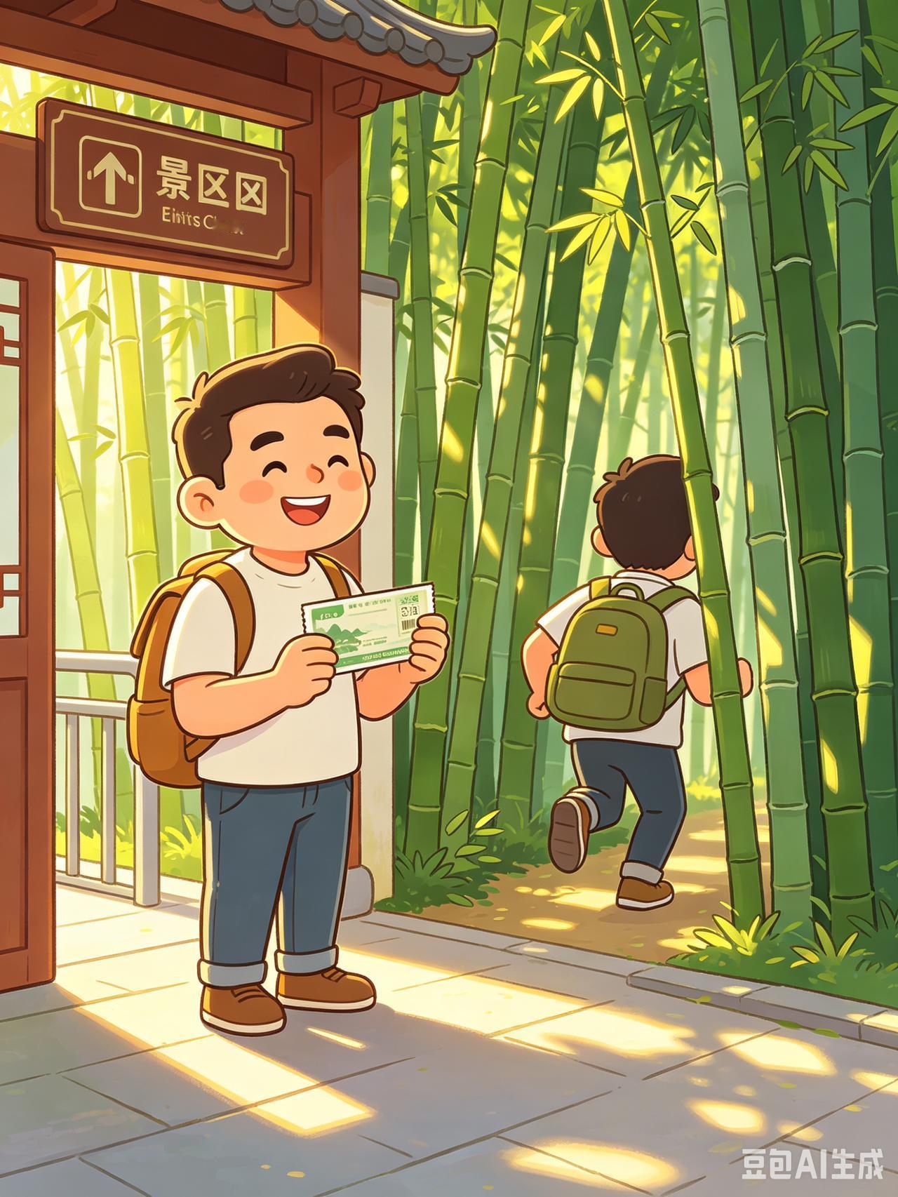 近日，一件令人唏嘘且发人深省的事情发生了。一名男子心情轻松地花25元买了景区门票