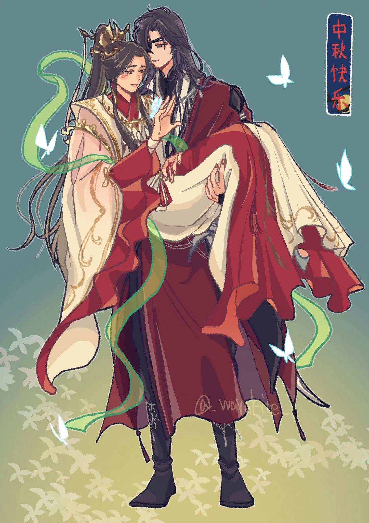 #天官赐福##夏日次元盛典#悦神怜绝美，快亲亲抱抱抬高高[送花花] ​​​