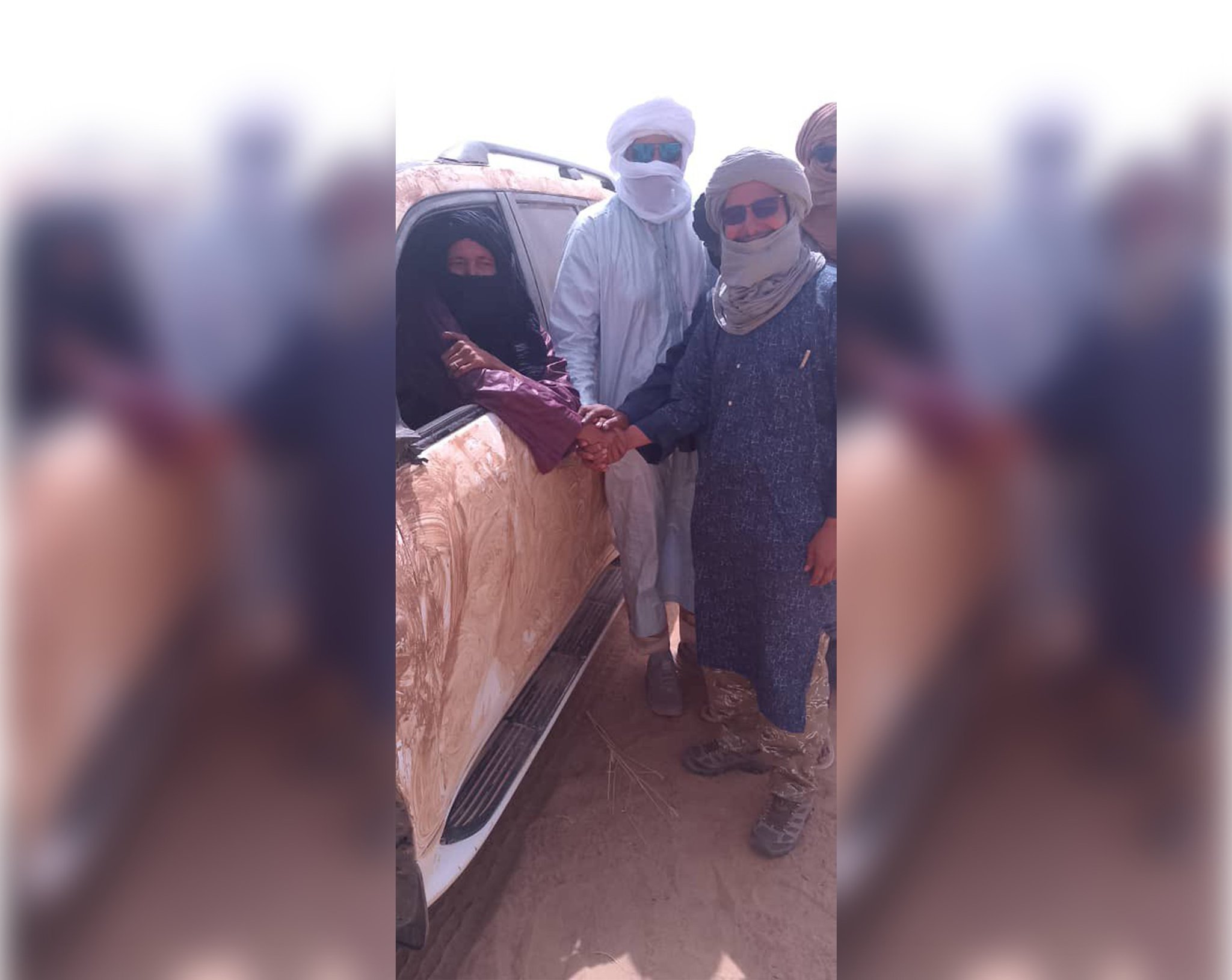 🇲🇱❗“阿扎瓦德解放阵线”领导人 阿格·因塔拉 与原阿扎瓦德割据政权领导人、