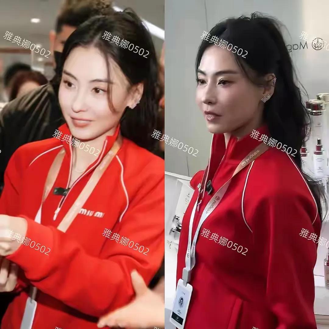 明星也是需要美颜的，美颜滤镜打开，瞬间年轻了二十岁。
美人张柏芝也不例外，原图照