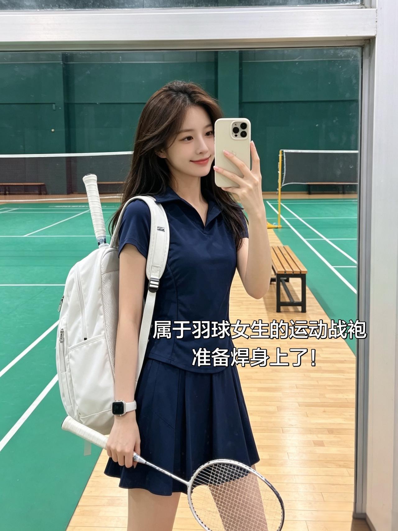 属于羽球女生的运动战袍
准备焊身上了！