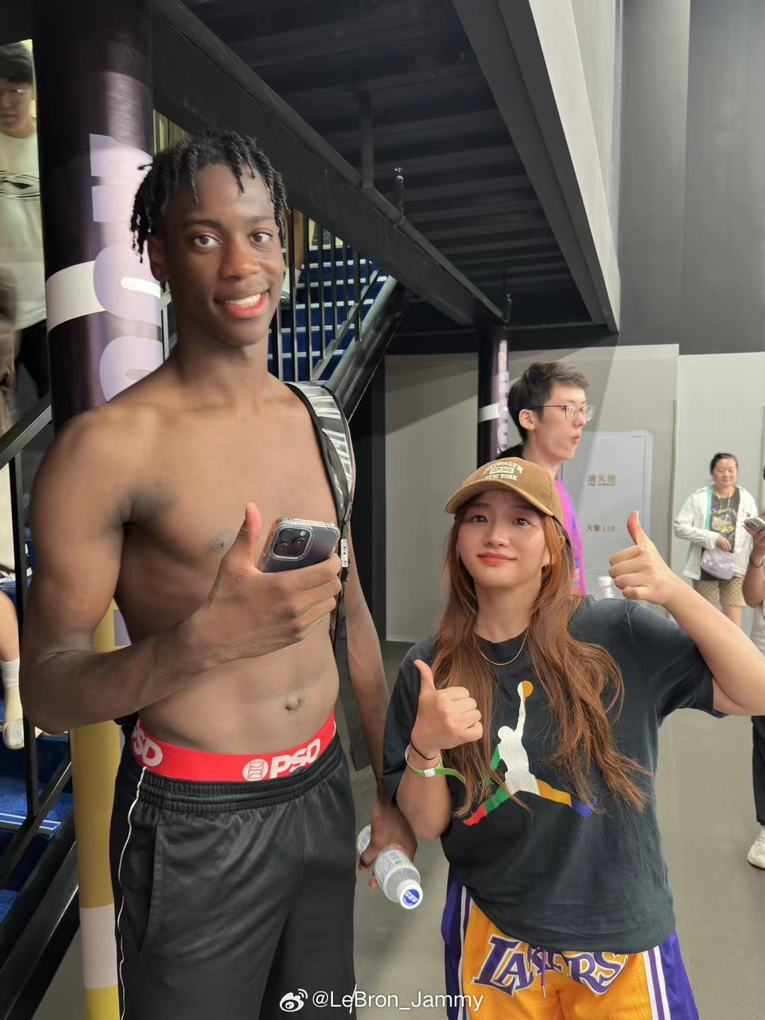 你加油，我的合影含金量就更高了2026NBA选秀大会