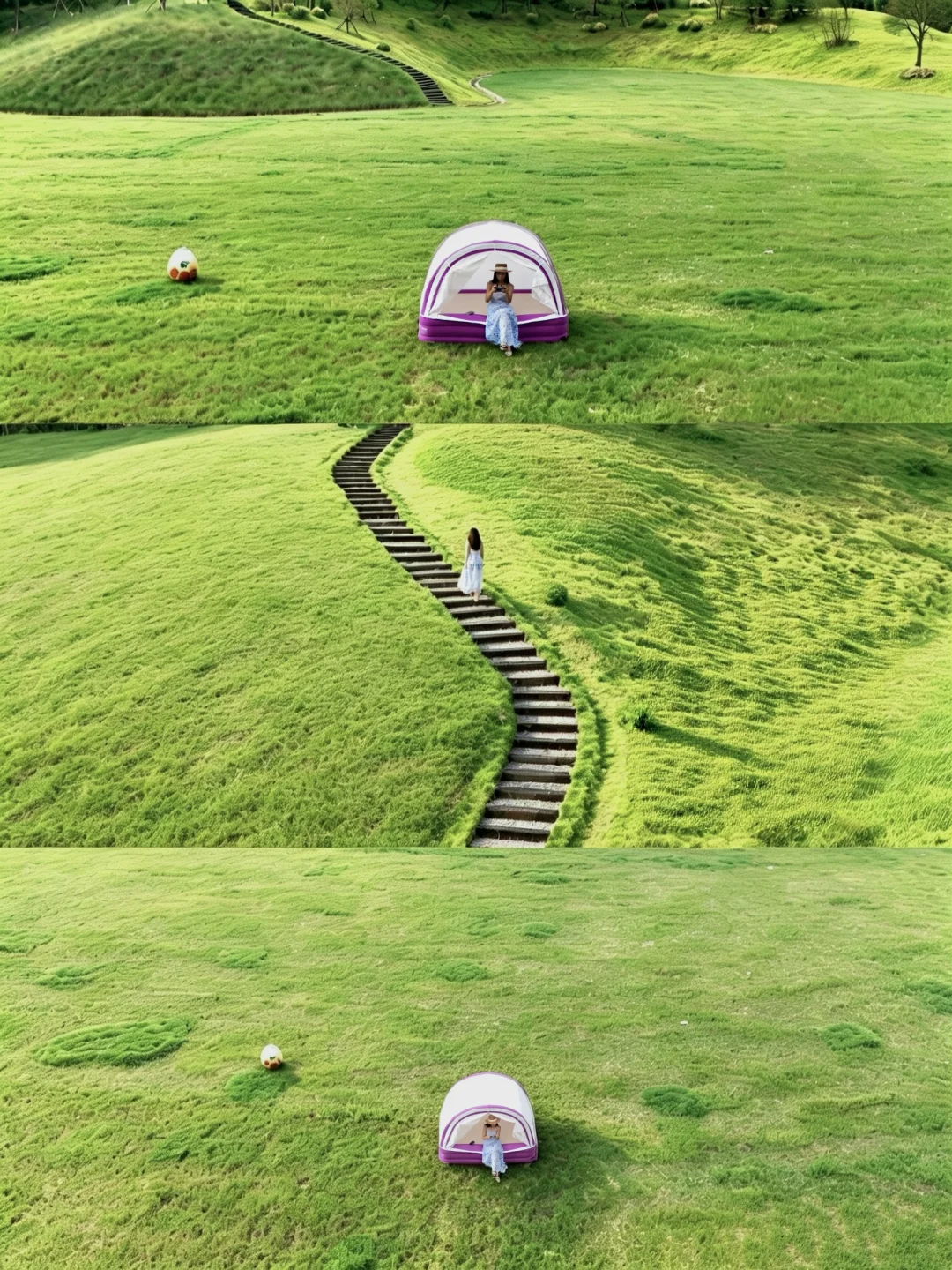 武汉周边！大片草坪露营！三分钟轻松搭建⛺