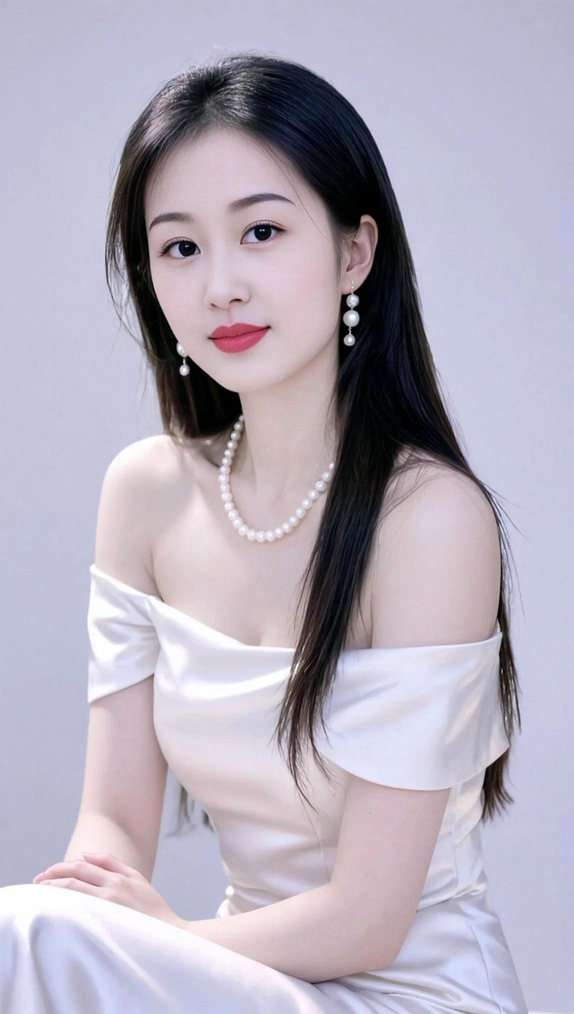 珍珠优雅写真