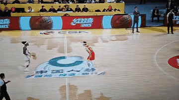 小鲨鱼陶汉林越打越精了，虽然年令已过35岁，场上照样一种不服输的精神在打球。
