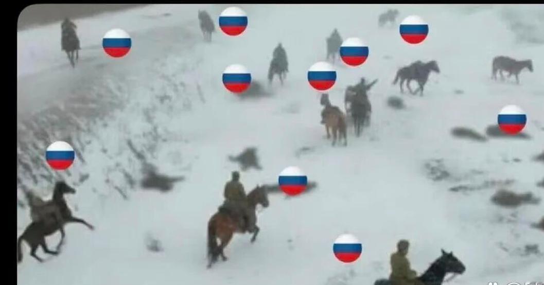 纳闷，俄罗斯骑兵出现在俄乌战场上……
据《防务博客》等消息源报道称，俄罗斯第51