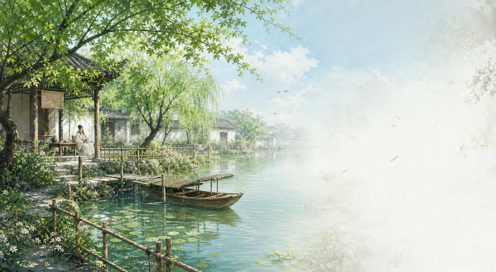 白居易《池上早夏》白居易这首《池上早夏》很适合放在上午读，因为它写的不是那种一下