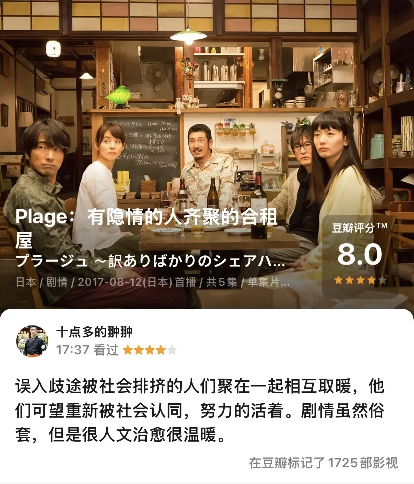 日剧 有隐情的人齐聚合租