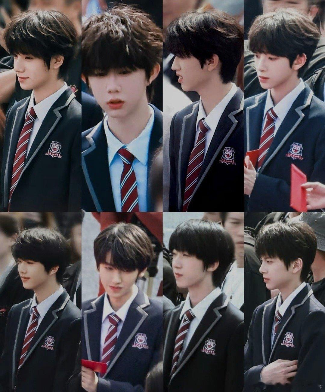 我们的少年时代2开机，8位主演的校服look拼图，你觉得谁赢麻了