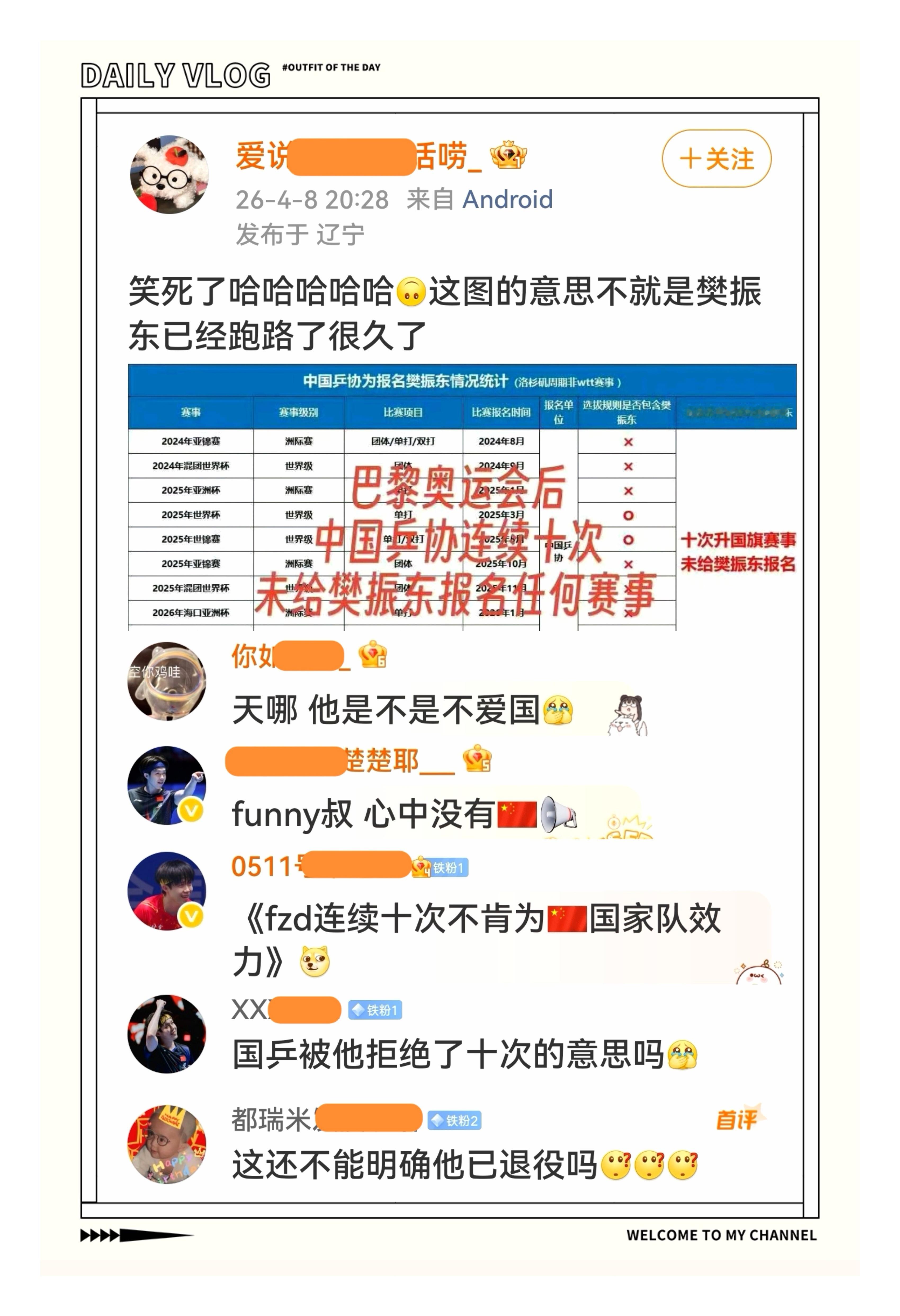 别再说什么“人性本善”！国乒首位淘汰制大力整治体育饭圈乱象饭圈乱象成影响体育事业