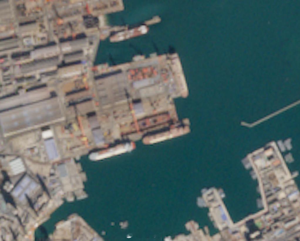 昨天东004卫星图 停工放假了，年后在见 图源见水印烽火问鼎计划