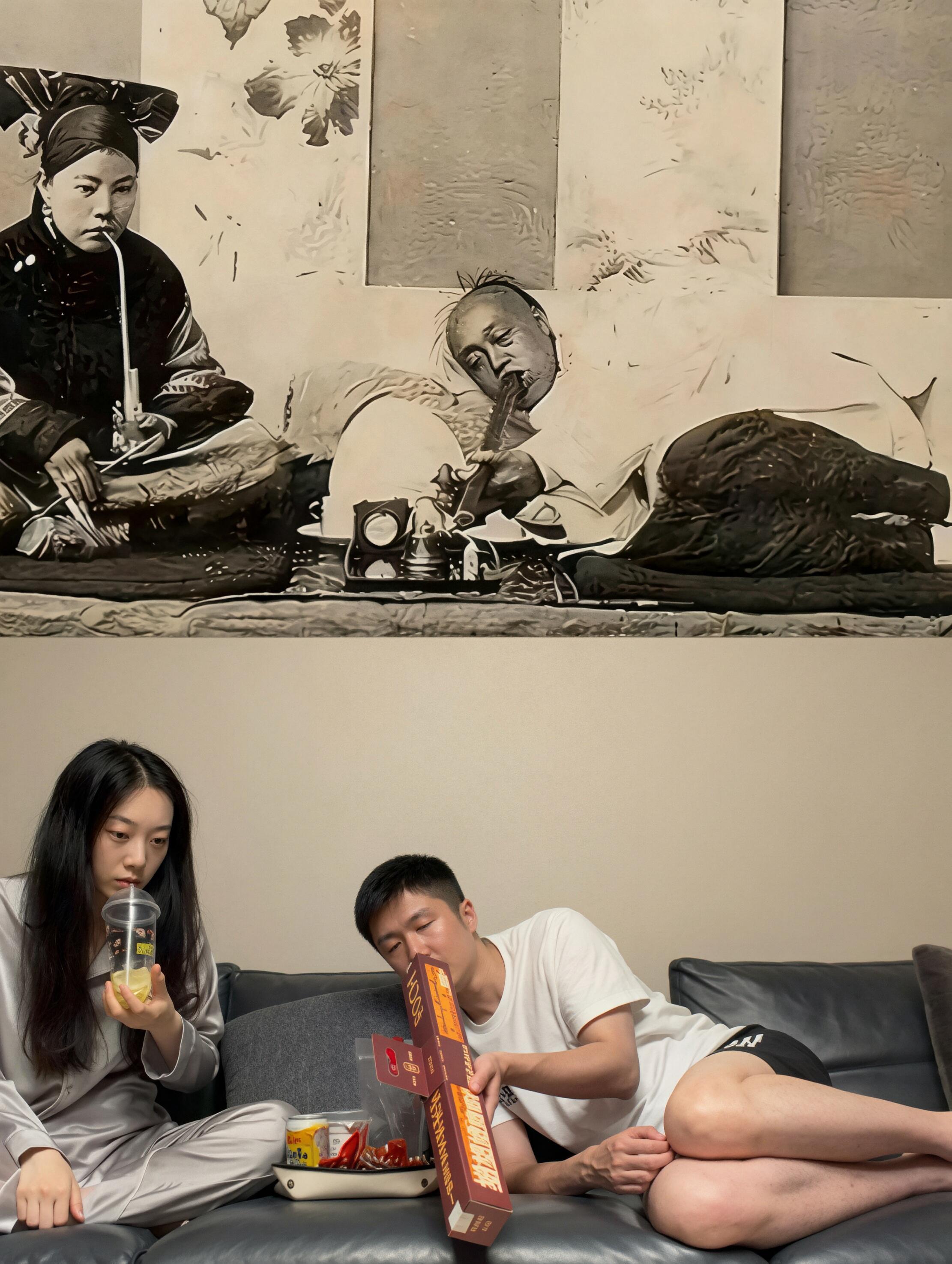 超长蛋挞真有那么好吃让人上瘾吗？拍这个图的网友可真有才华 ​​​