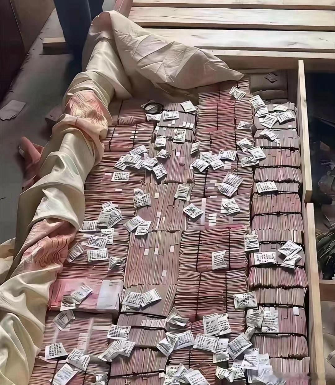 这是忙活了半辈子￼没花上呀 
