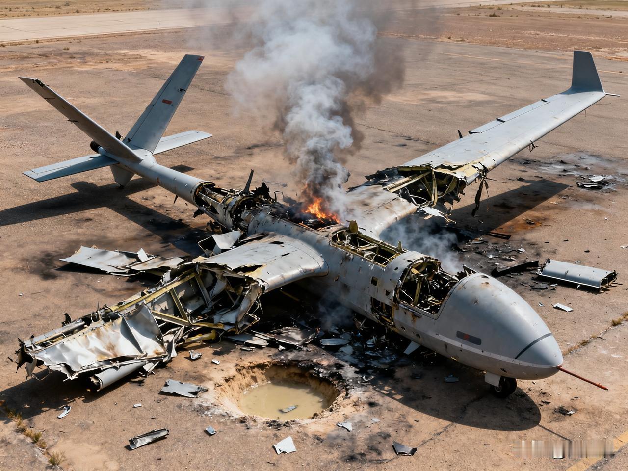 MQ-9B无人机坠机风云！
MQ-9B无人机：我偷偷地来，我悄悄的探测，你看不到