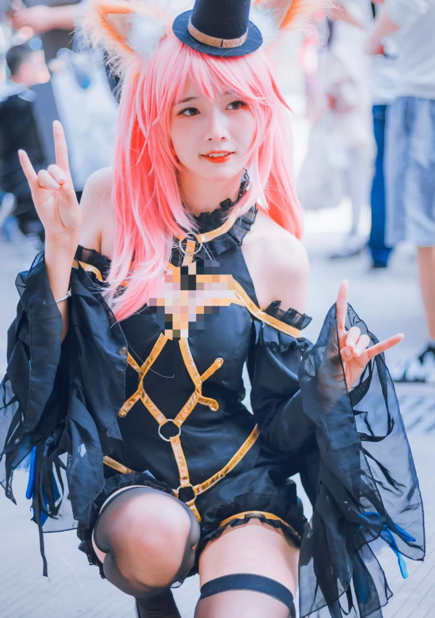 cosplay 一种很新的cosplay 玉藻前漆黑魔术师 玉藻前co...