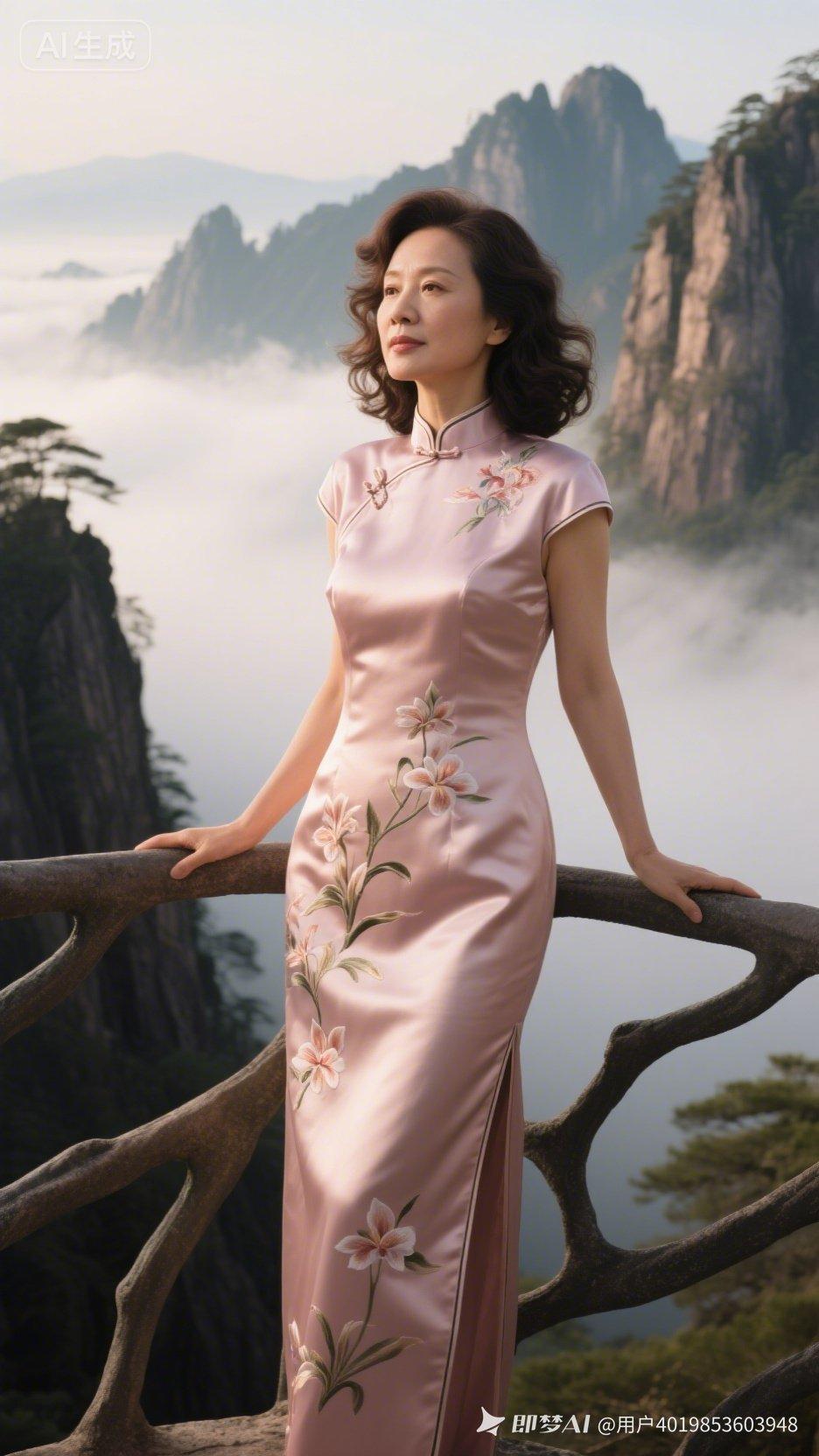 优雅旗袍，云海仙境，尽显东方韵味！